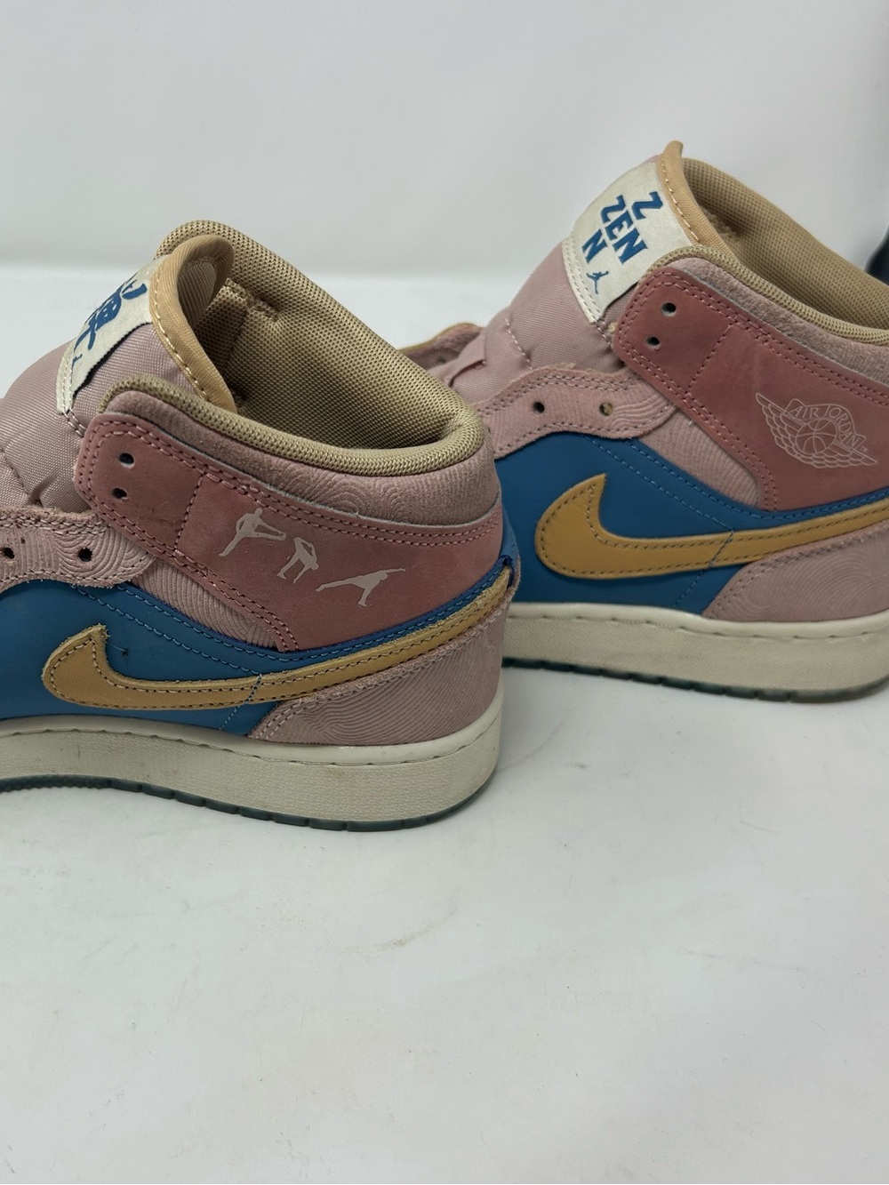 Kids' Air Jordan 1 Mid SS 'Zen youth 6y = 7.5 women’s yoga stretching design